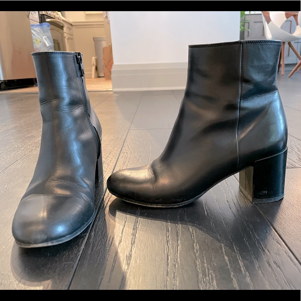 Vince Black Ankle Boots - Size 6